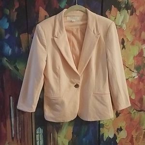 Peach Stretch Blazer (NWOT)